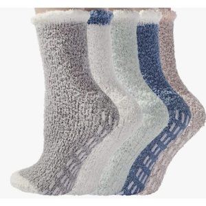 WYTartist Fluffy Socks for Women Winter Thick Warm Fuzzy With Grippers Socks
